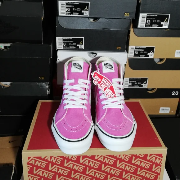 VANS SK8-HI PINKISH "BARBIE" WOMEN'S US SIZE 8 BRAND NEW IN BOX - Picture 9 of 12